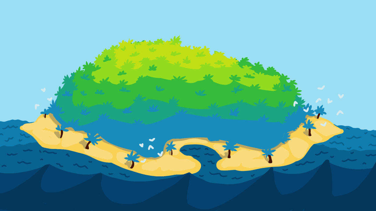 Island Scene - For MaebeeTV