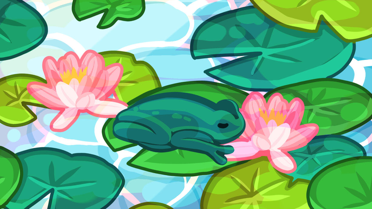 Frog Graphic - For MaebeeTV Music