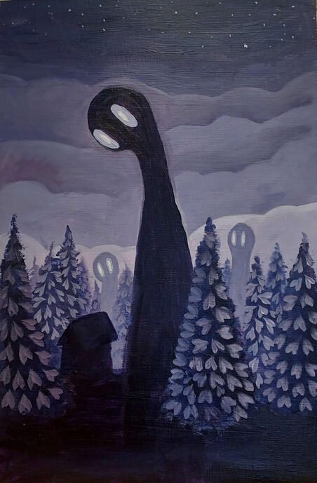 Looming Friend - Part of the Large Friends Series